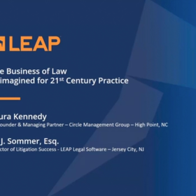 LEAP CLE - The Business of Law Reimagined